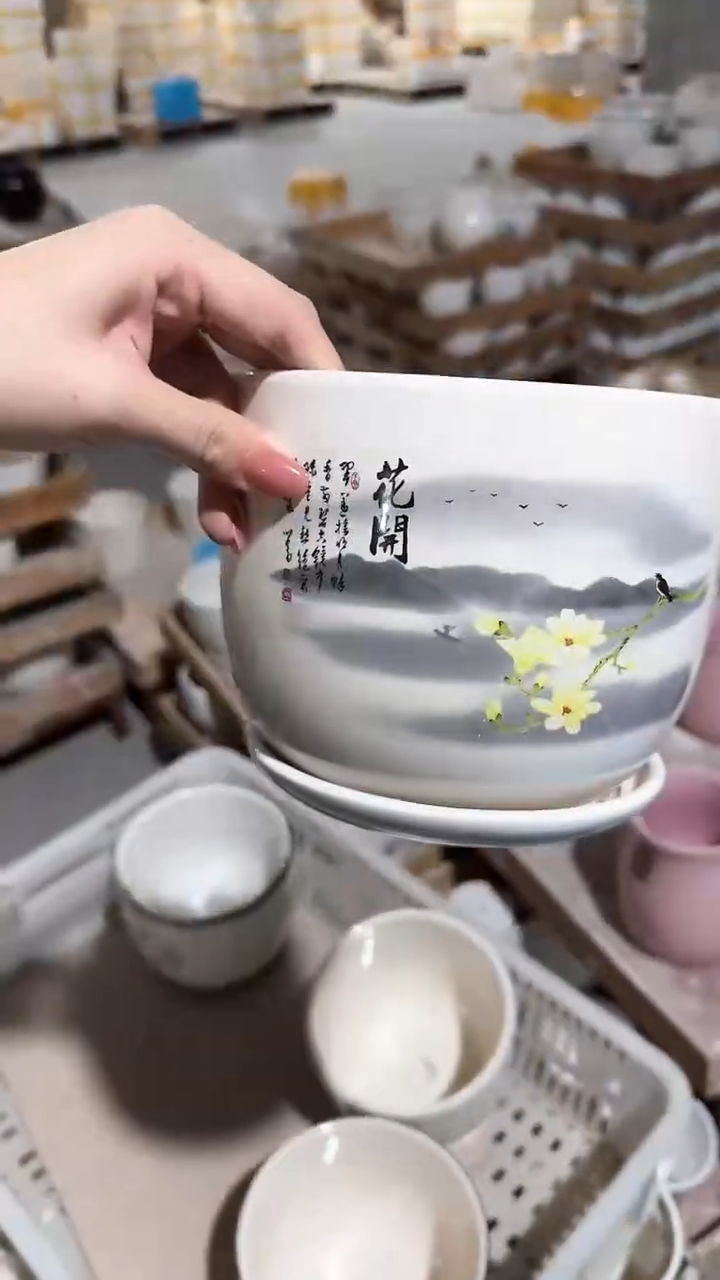 高温陶瓷花盆+E13