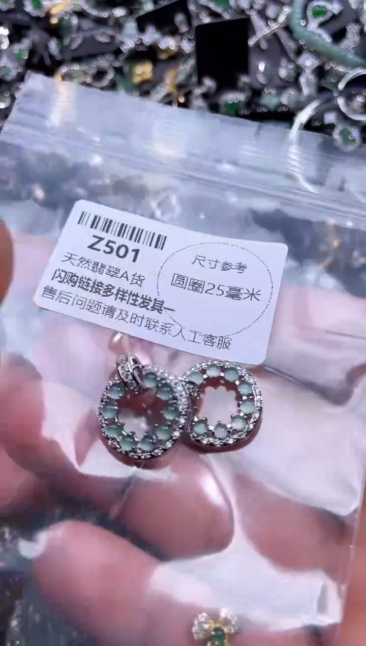 【闪购商品】翡翠颈饰未镶嵌Z501多样性发其一