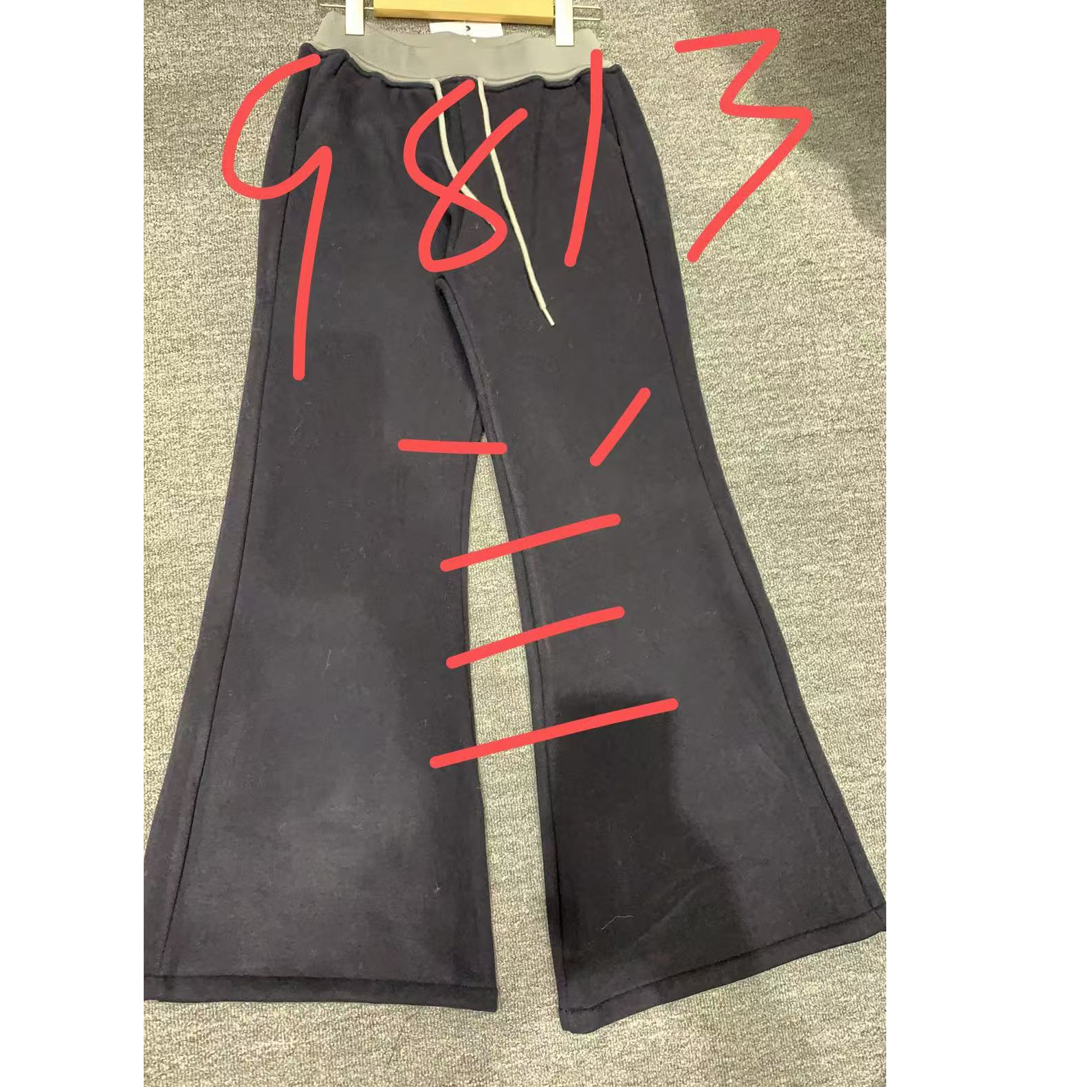 9813兰女款加绒加厚冬款休闲裤