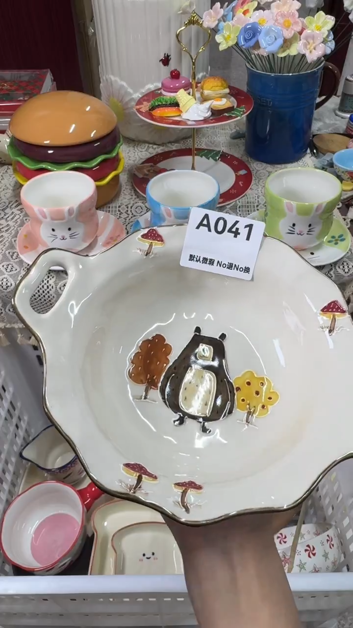 摆件陶?****?默认微瑕！完美主义者慎拍！满20发货