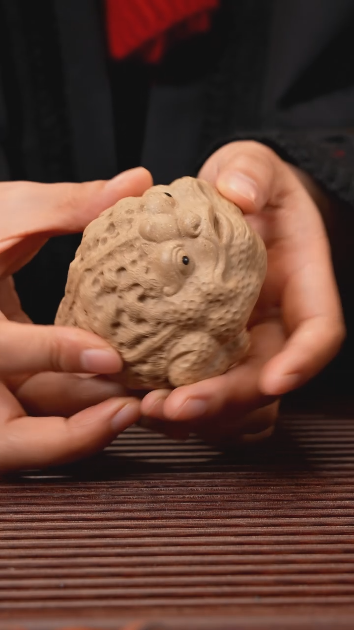 【闪购商品】紫砂茶宠和气生财金蟾