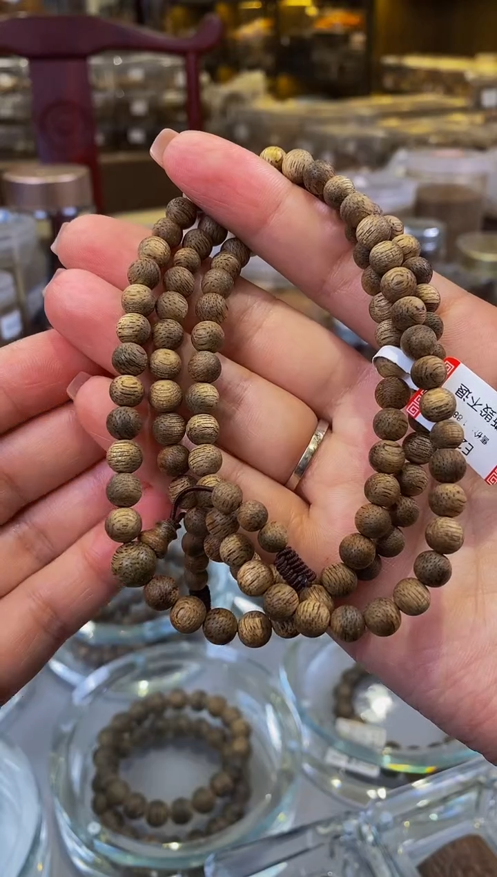 【闪购商品】沉香手串E284柬埔寨0.6多圈沉香手串