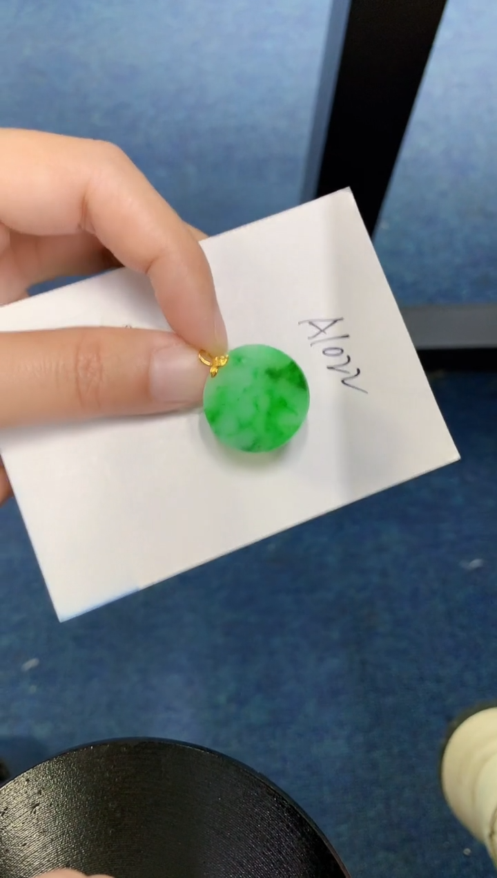 【闪购商品】翡翠颈饰18K金镶嵌000000000