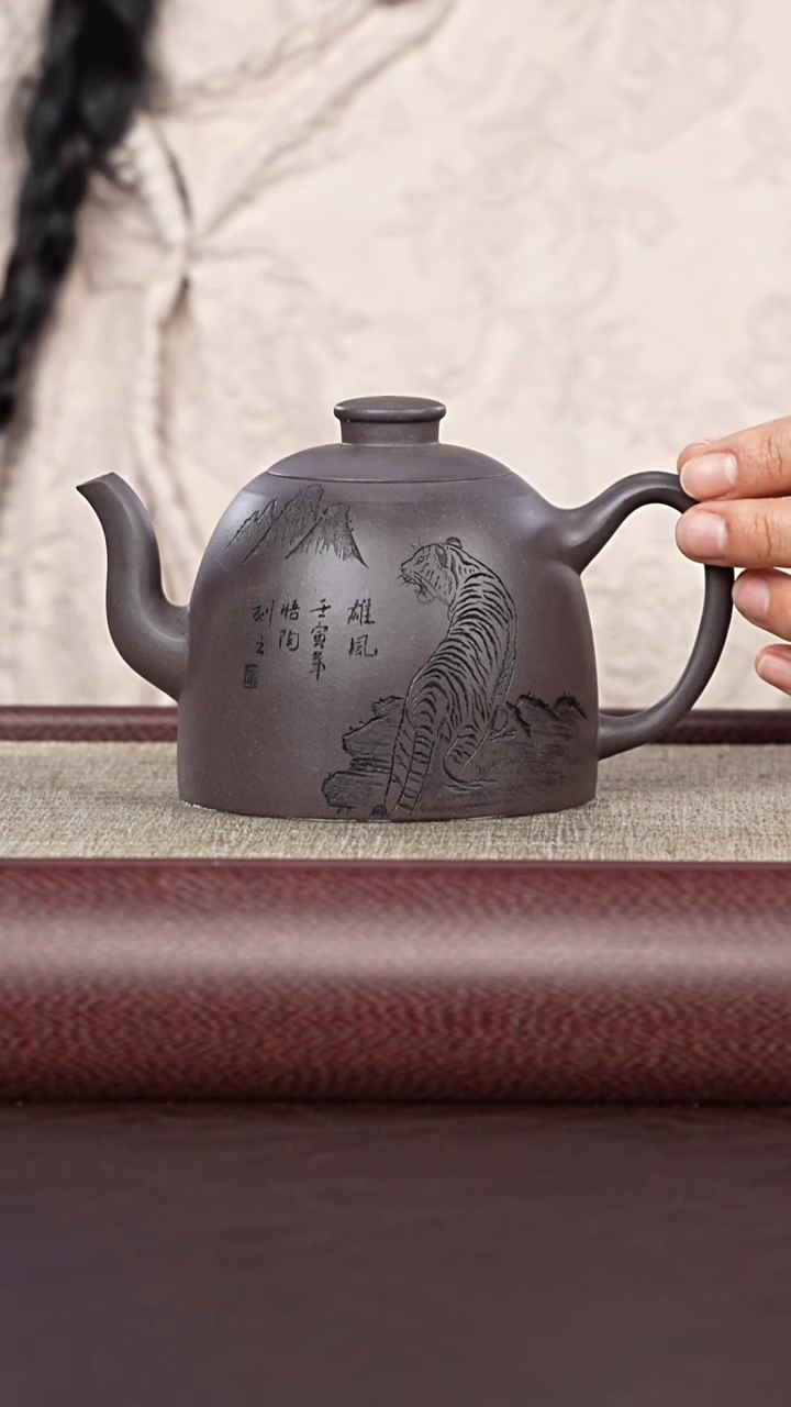 紫砂壶/供春道婷婷紫砂44