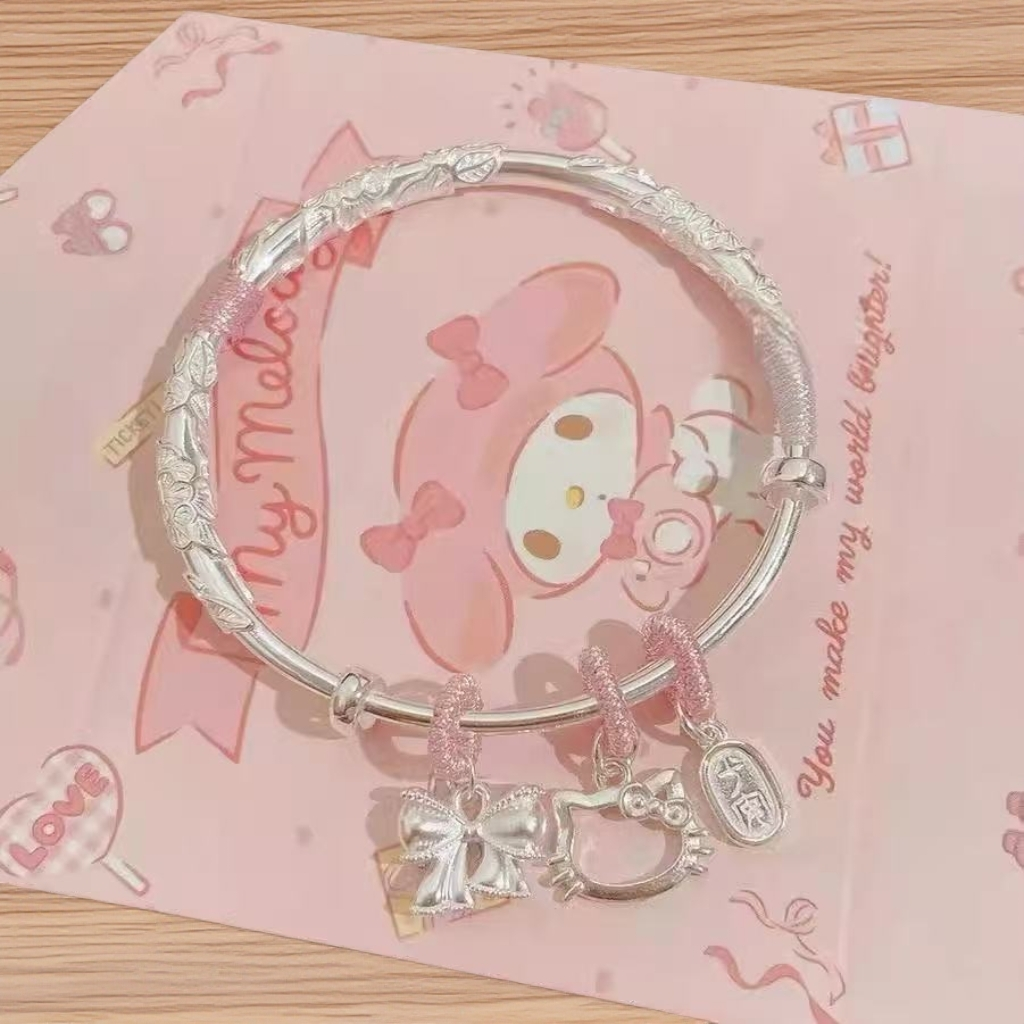 999.9繁花推拉经典镯