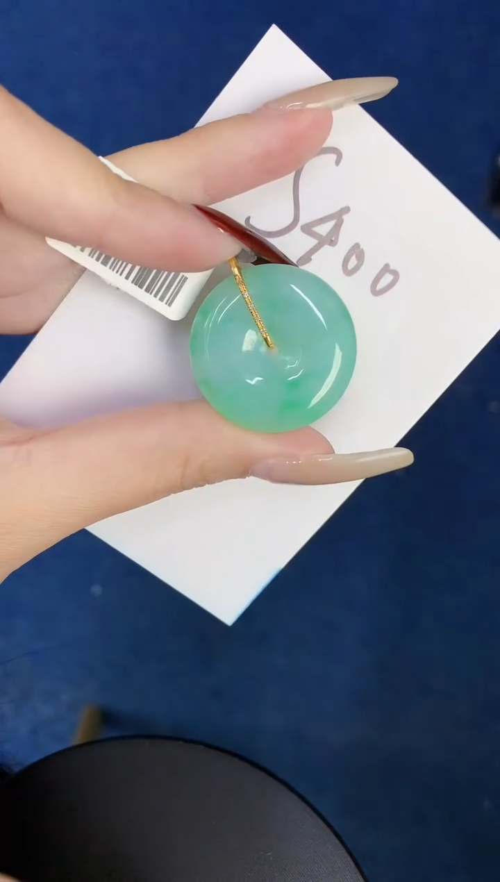 【闪购商品】翡翠颈饰18K金镶嵌000000000