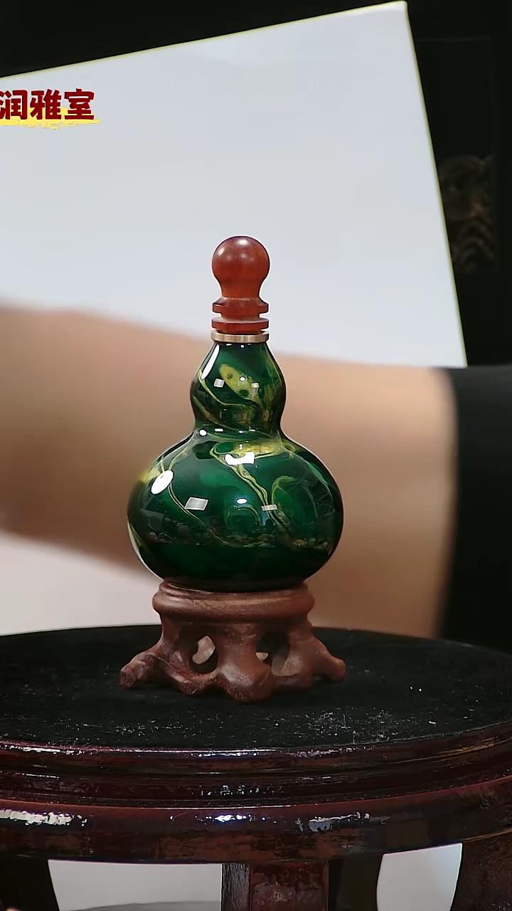 藤爱****干圆木塞葫芦把件528