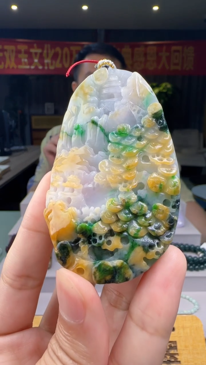 翡翠未镶嵌颈饰XM@@WS50523097