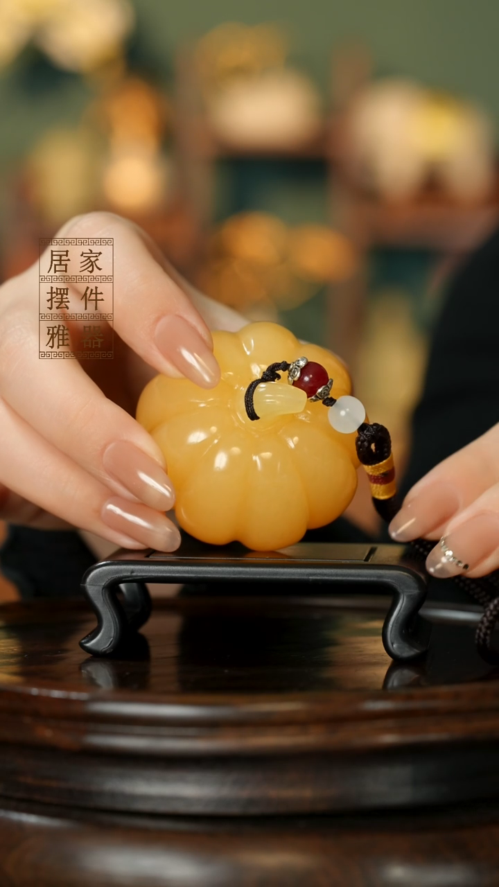 玉《福运南瓜》摆件