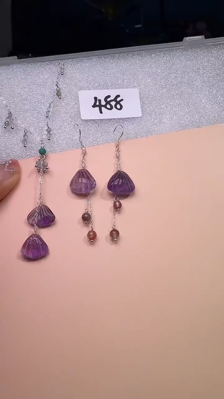 颈饰未镶嵌水晶喜欢拍