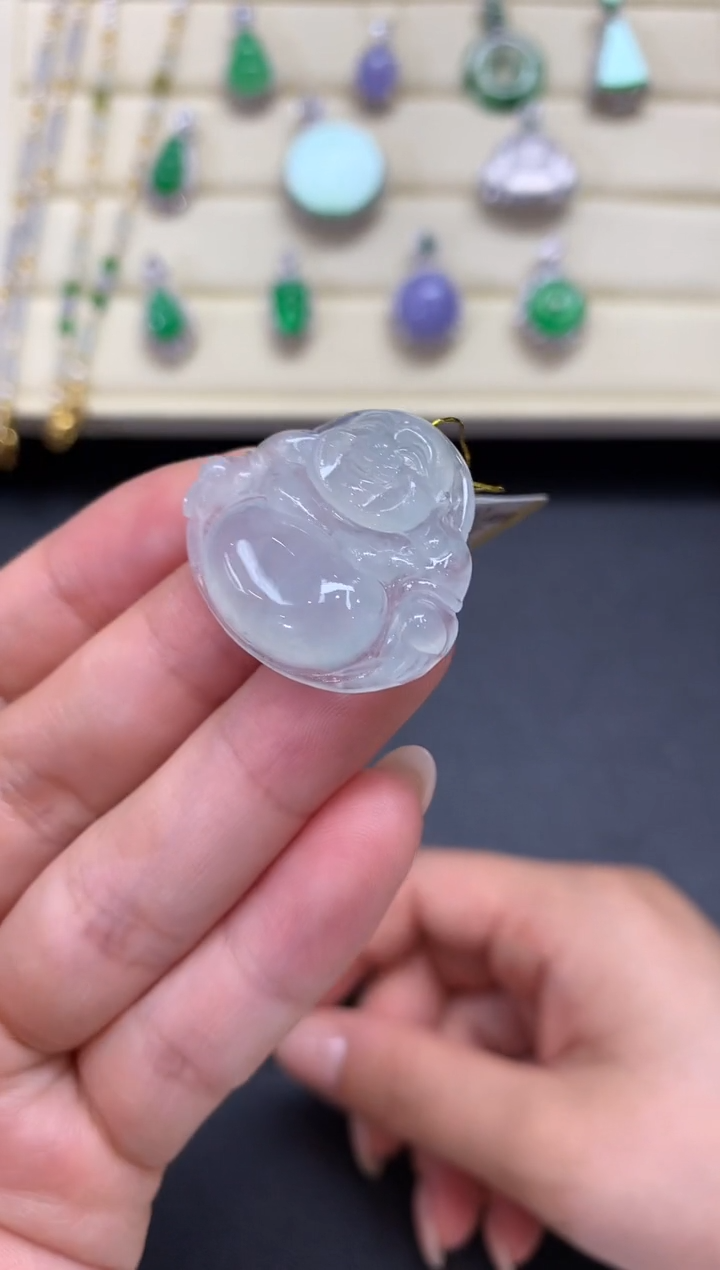 【闪购商品】翡翠未镶嵌颈饰Q815       