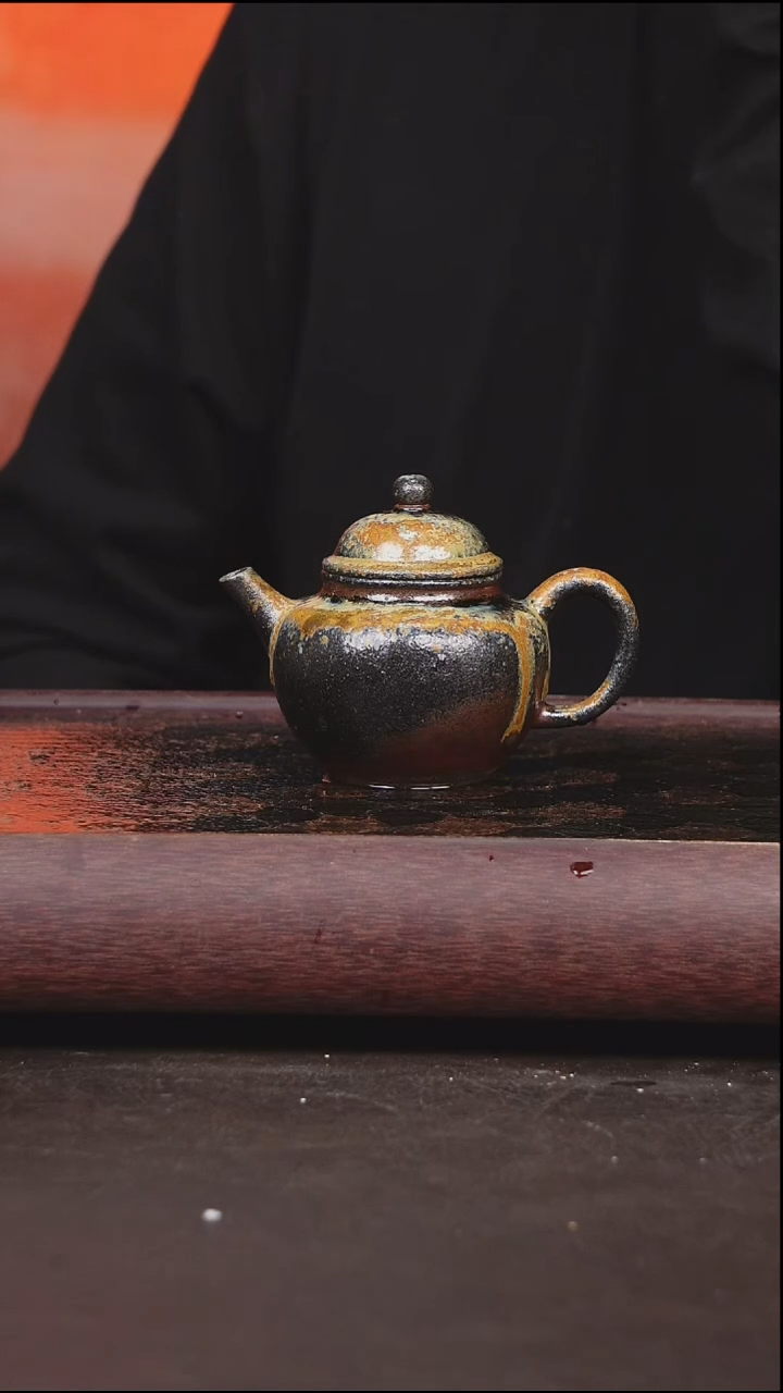 茶壶紫砂柴烧 古秋水
