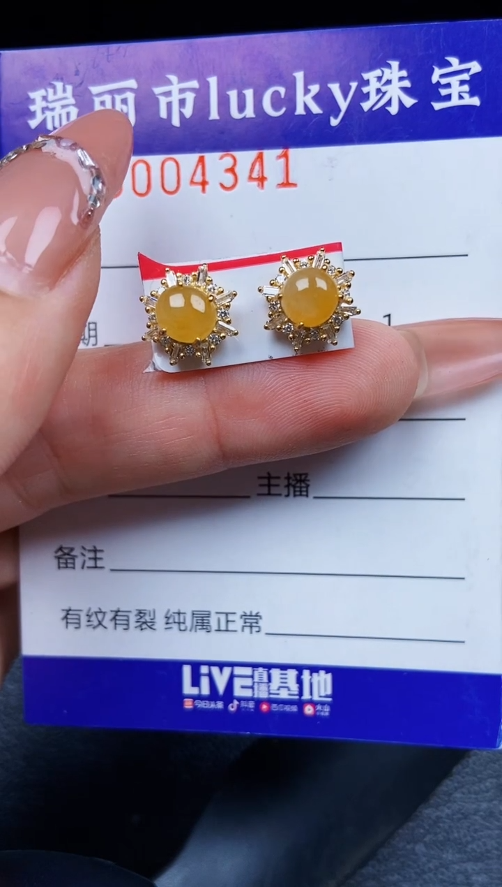 翡翠银S925镶嵌颈饰4341