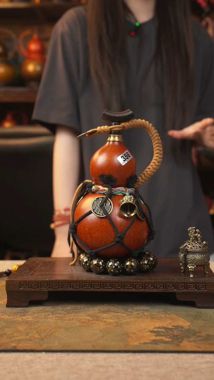 356大漆一物一拍记葫堂出品【不带手串】