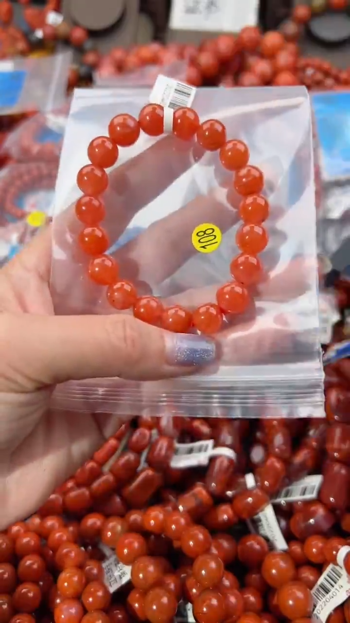 【闪购商品】南红玛瑙手串未镶嵌10
