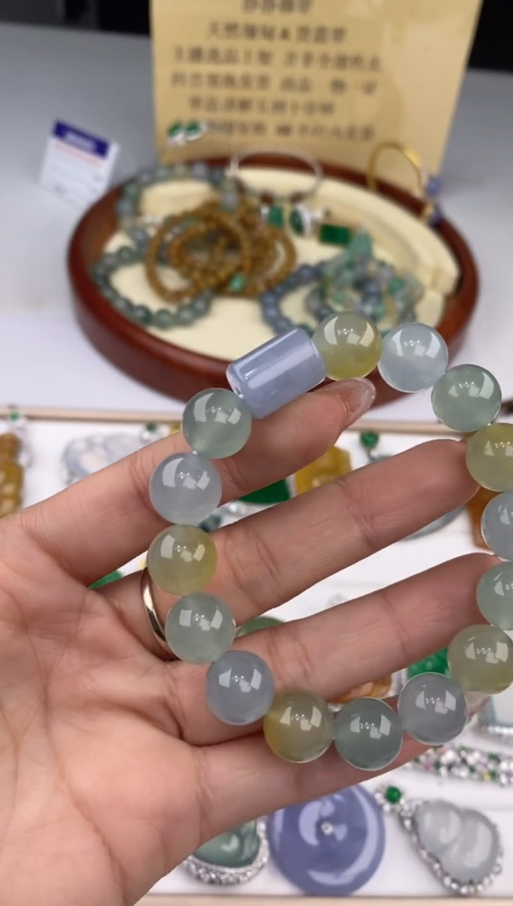 【闪购商品】翡翠手串未镶嵌26853/静静聊翠