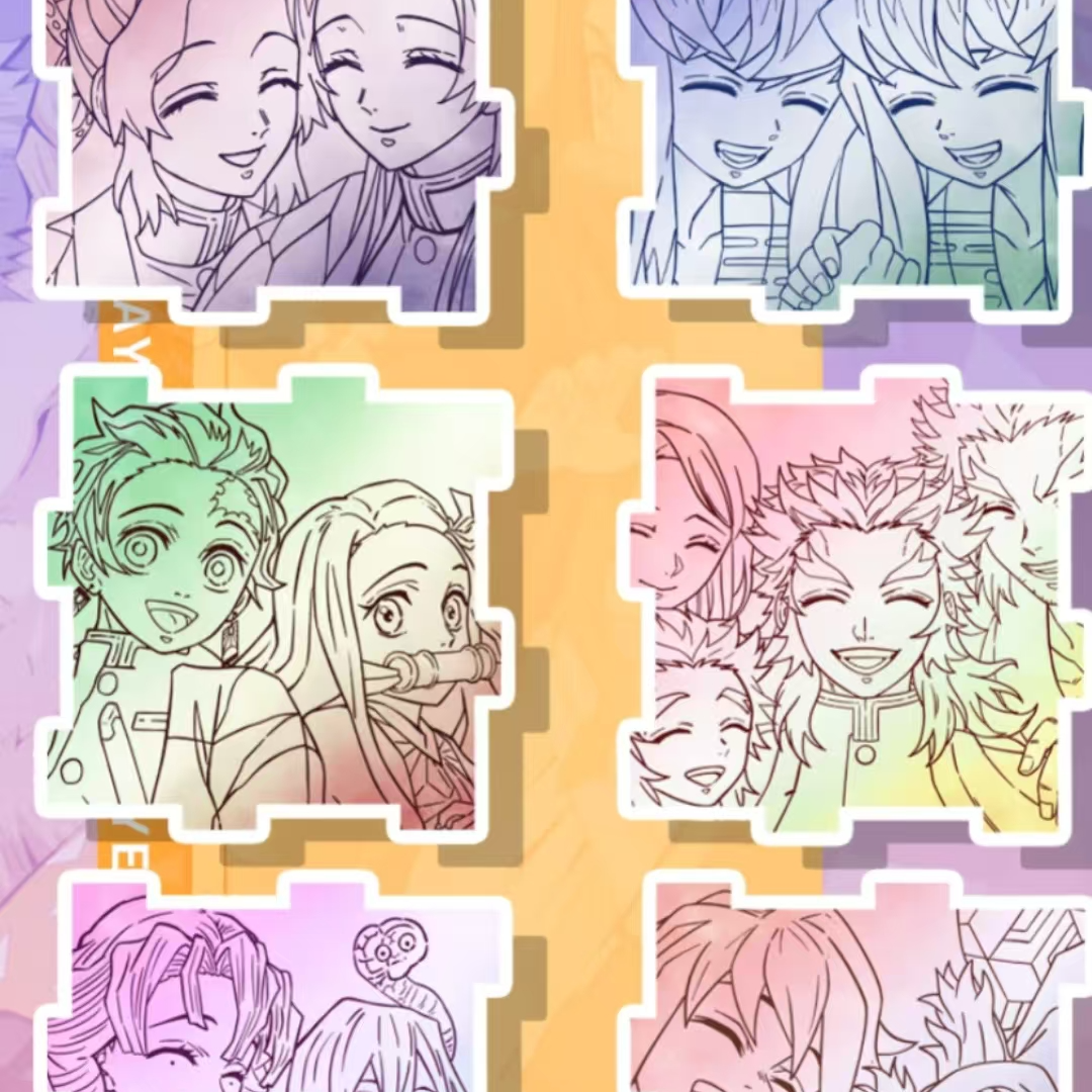 A（平拆）魔玩社-鬼灭之刃幻彩流光魔方（没赏）