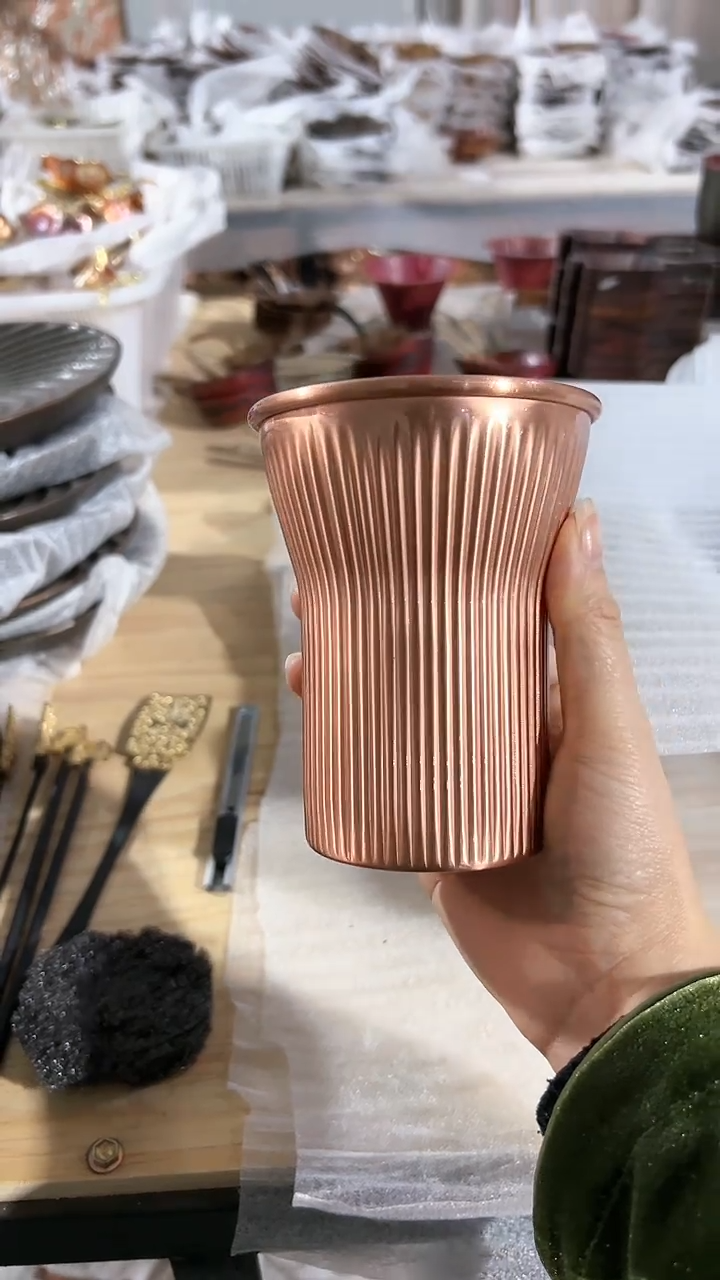 【闪购商品】333333春喜铜可乐杯纯紫铜