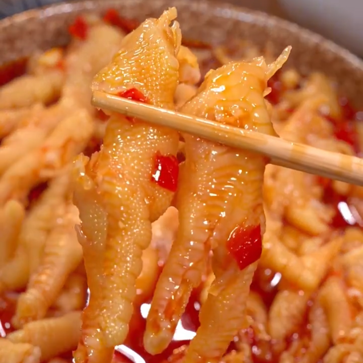 柠檬酸辣无骨鸡爪即食罐装脱骨凤爪买一斤送一斤到手一公斤