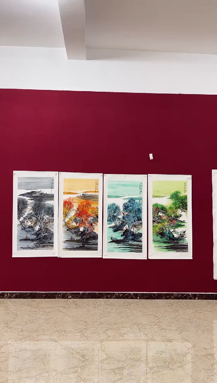 国画闰*张现民的国画作品