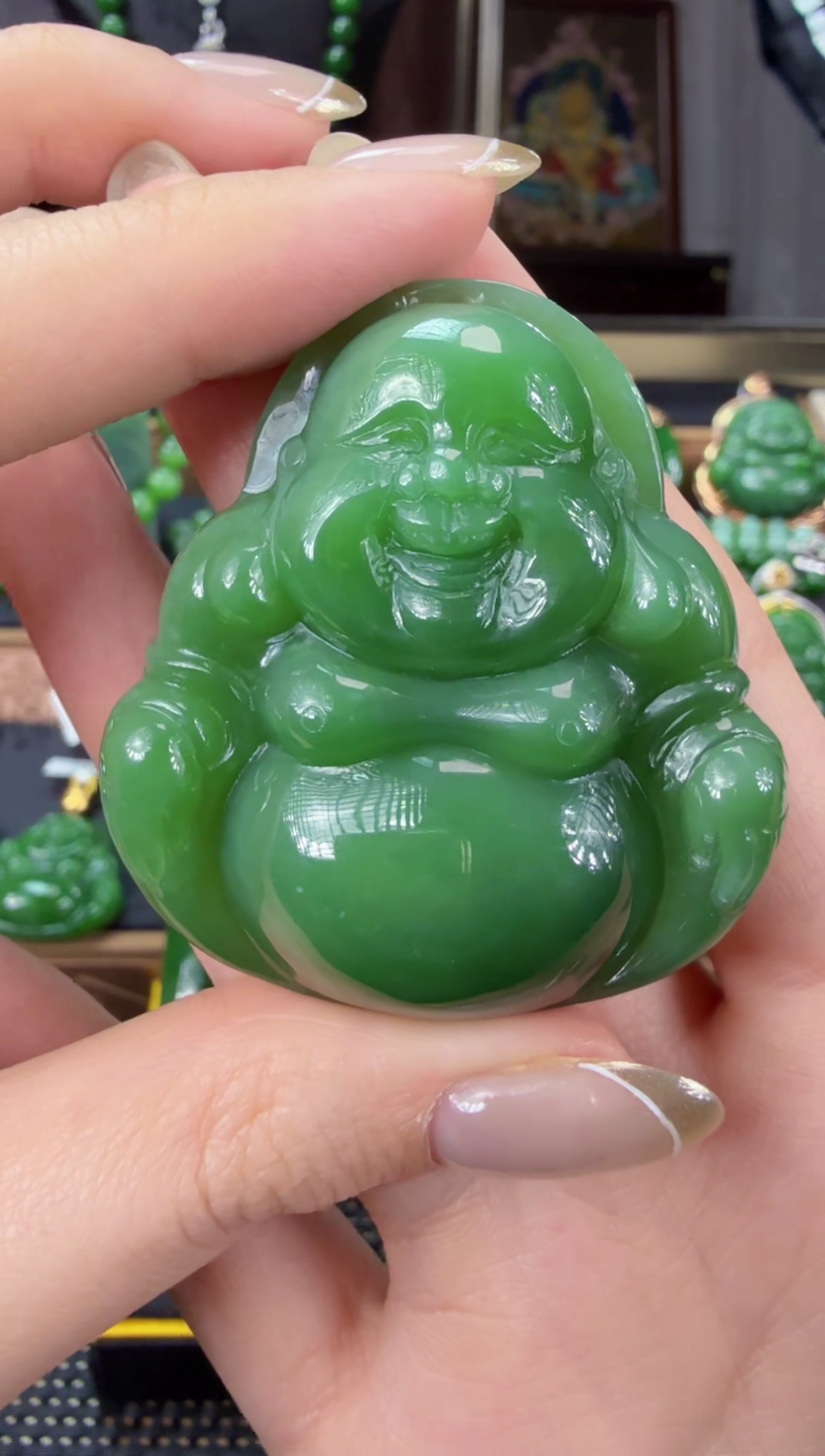 【闪购商品】和田玉（碧玉）吊坠(不含链)未镶嵌