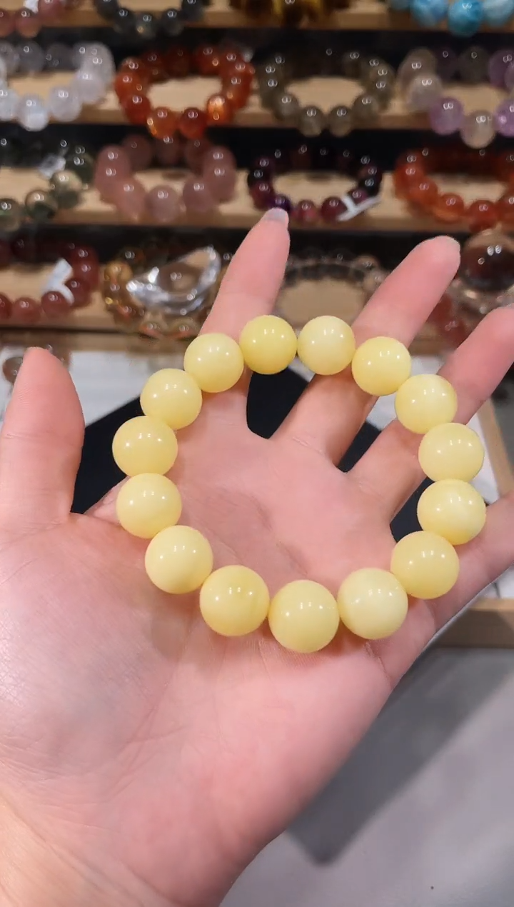 手链蜜蜡未镶嵌422蜜蜡手链