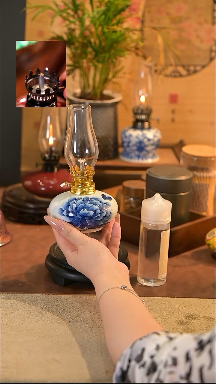 景德镇陶瓷灯摆件