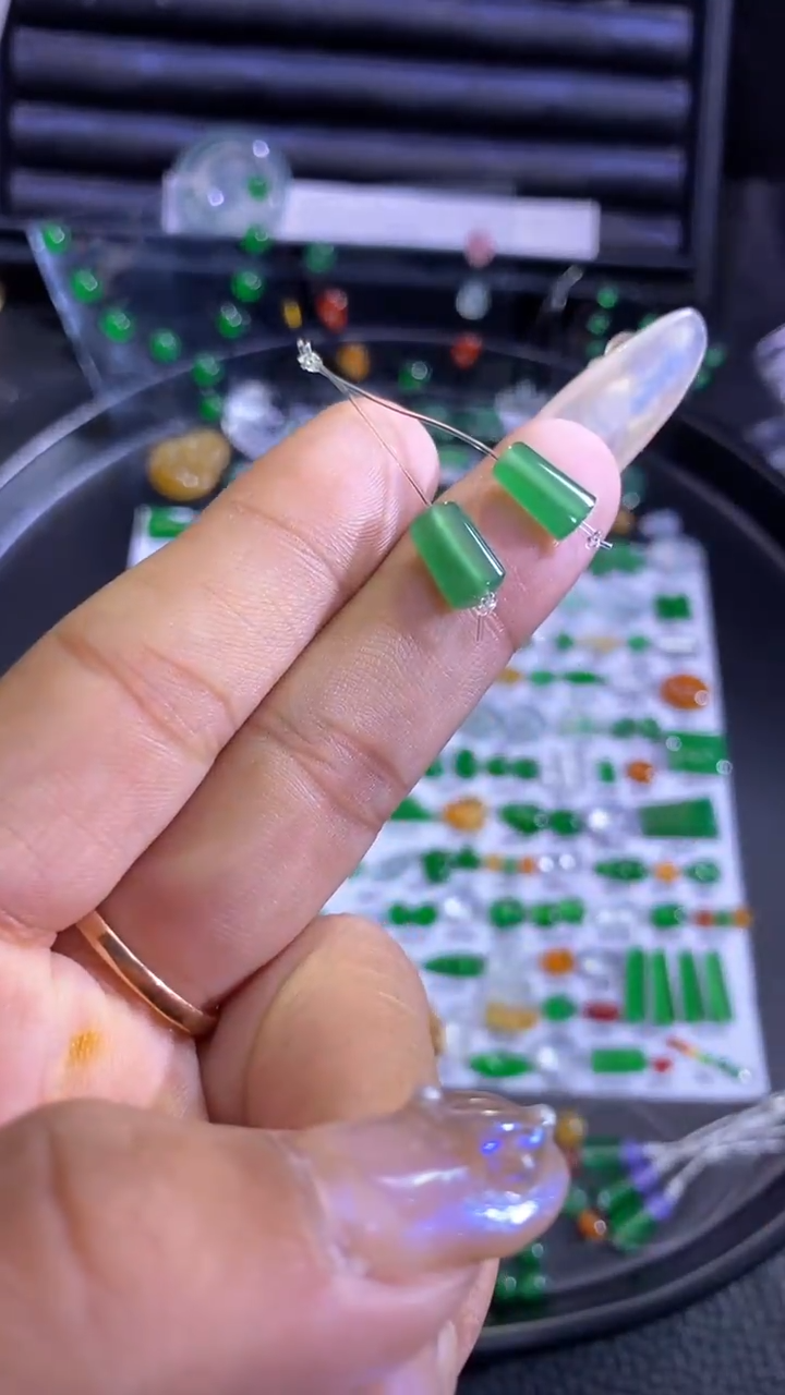 未镶嵌挂件翡翠珠子