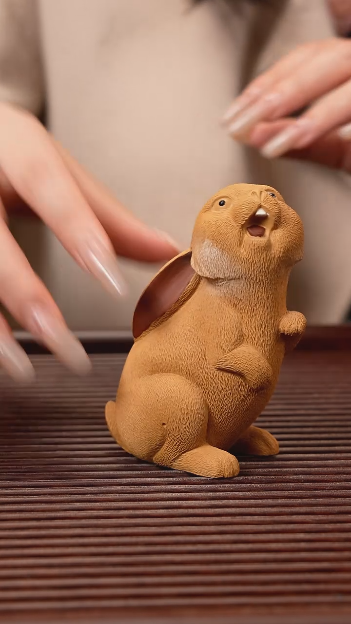 【闪购商品】紫砂茶宠紫砂 兔子