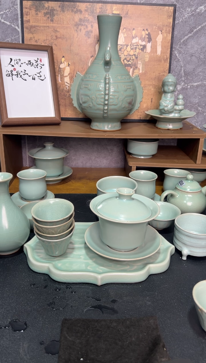 杯子汝州原产地汝瓷   微瑕