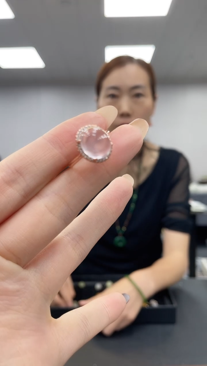 未镶嵌戒指水晶多样性发其一z