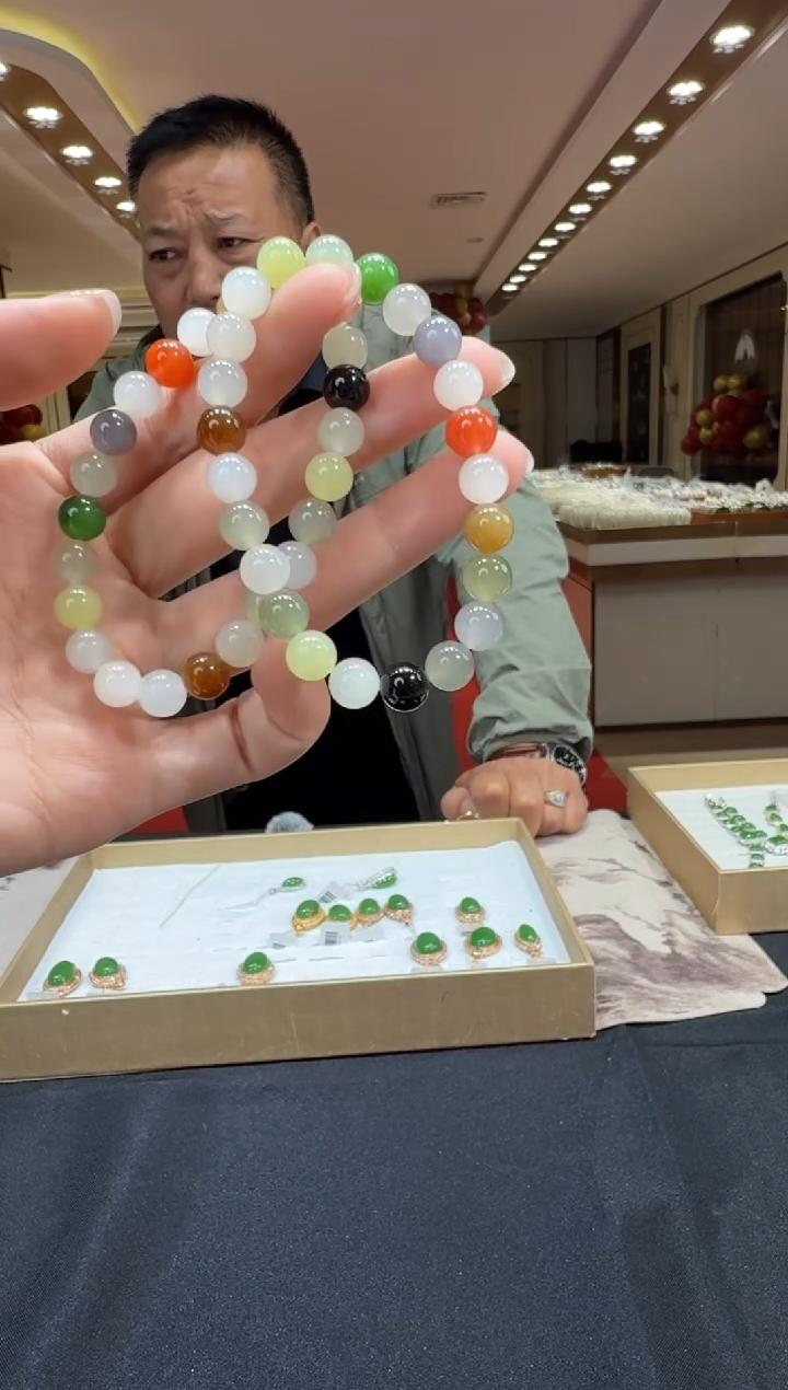 和田玉未镶嵌颈饰手串7-8（多样性发一）