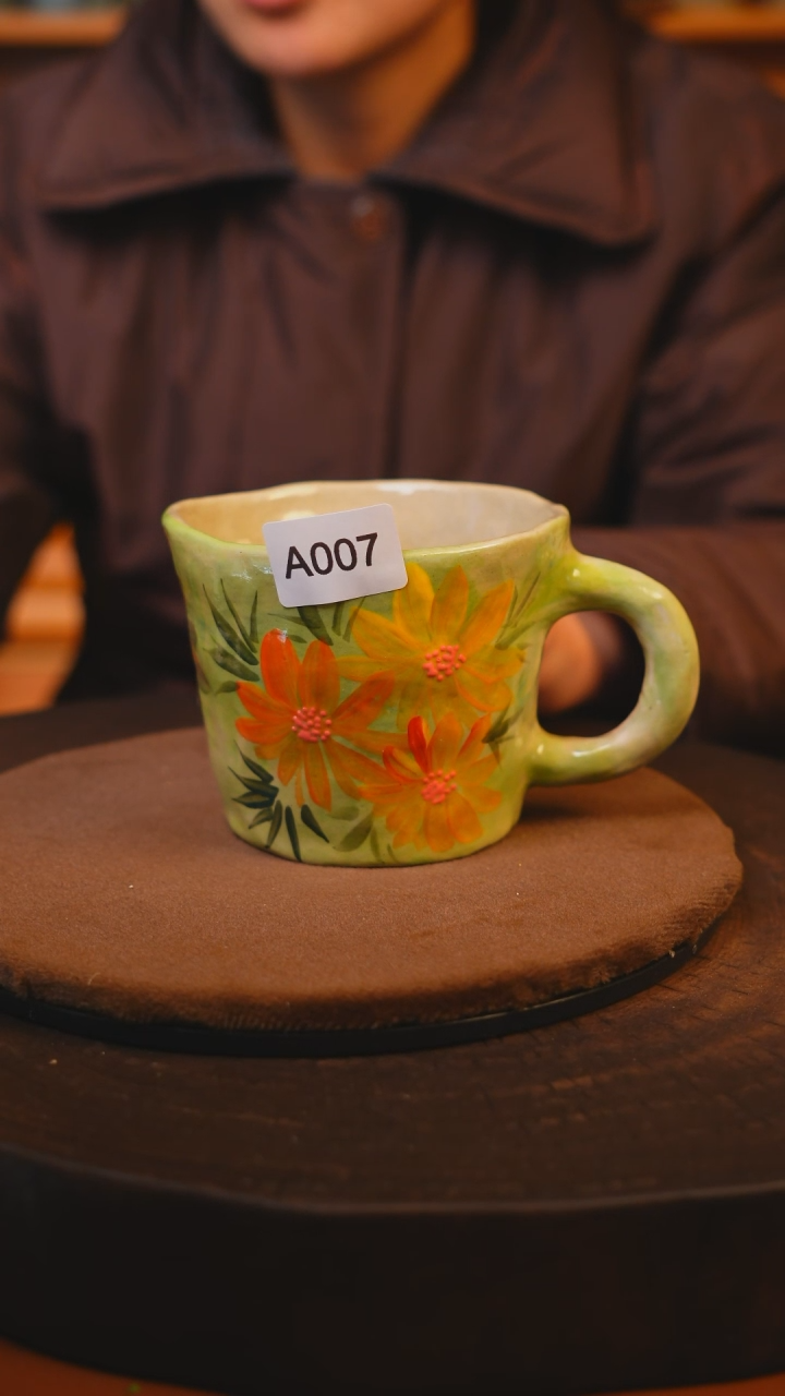 【闪购商品】瓷片景德镇手绘瓷器高温釉下彩--微瑕