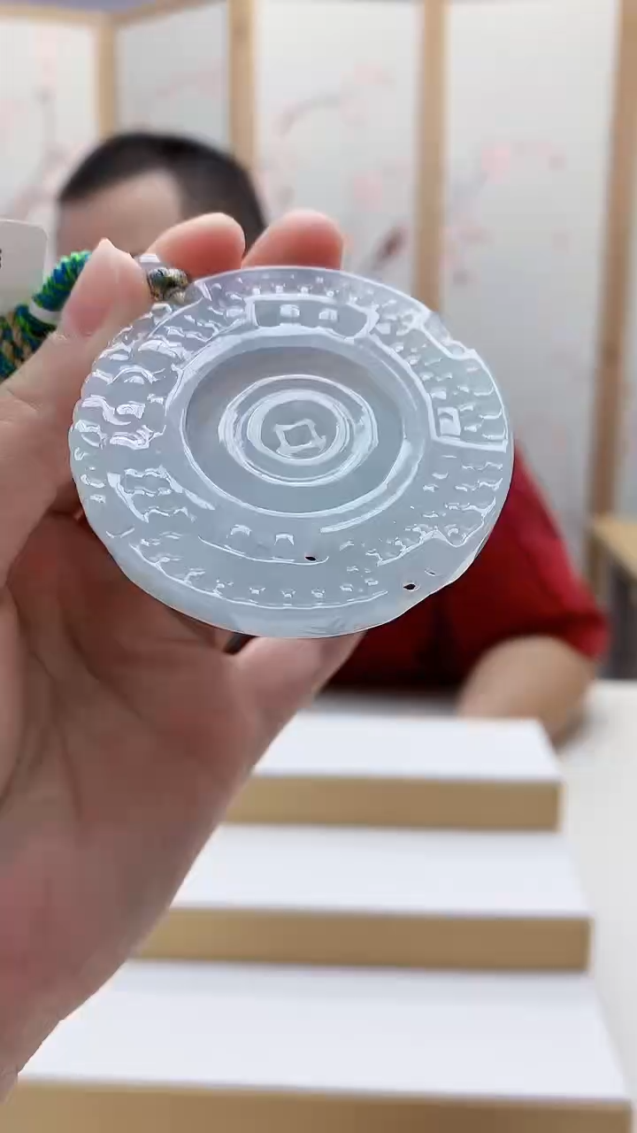 未镶嵌定制翡翠5167lr-毛货挂件90