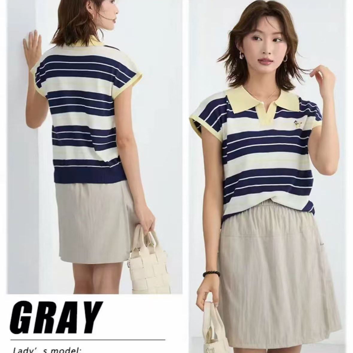 8744-工装A字五分短裤（水泥灰）裙裤