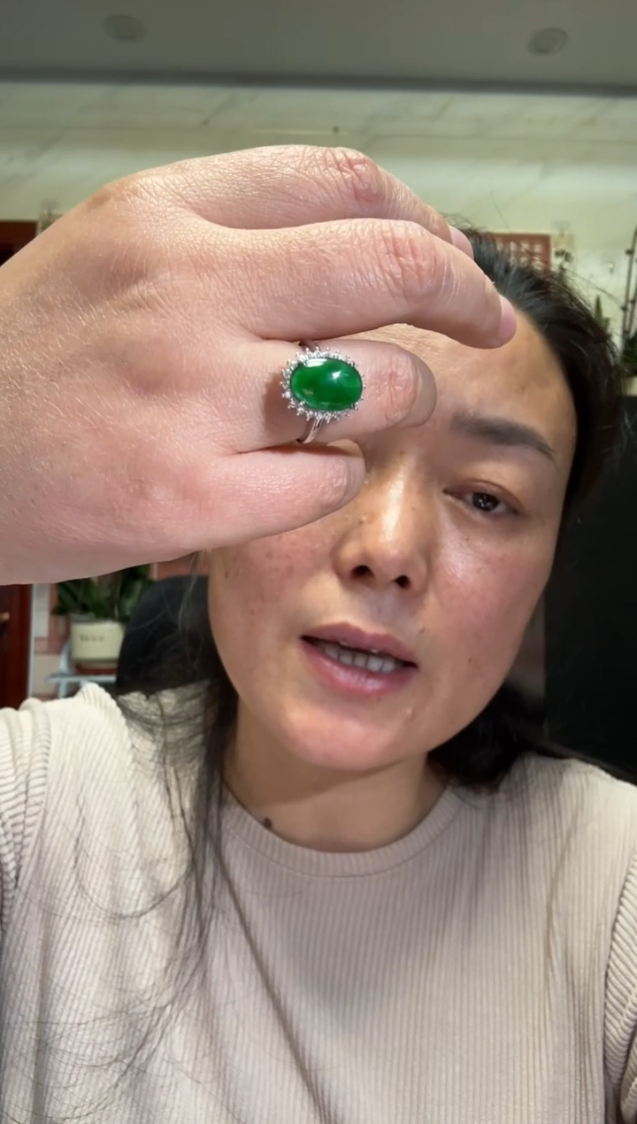 颈饰银S925镶嵌翡翠00002646