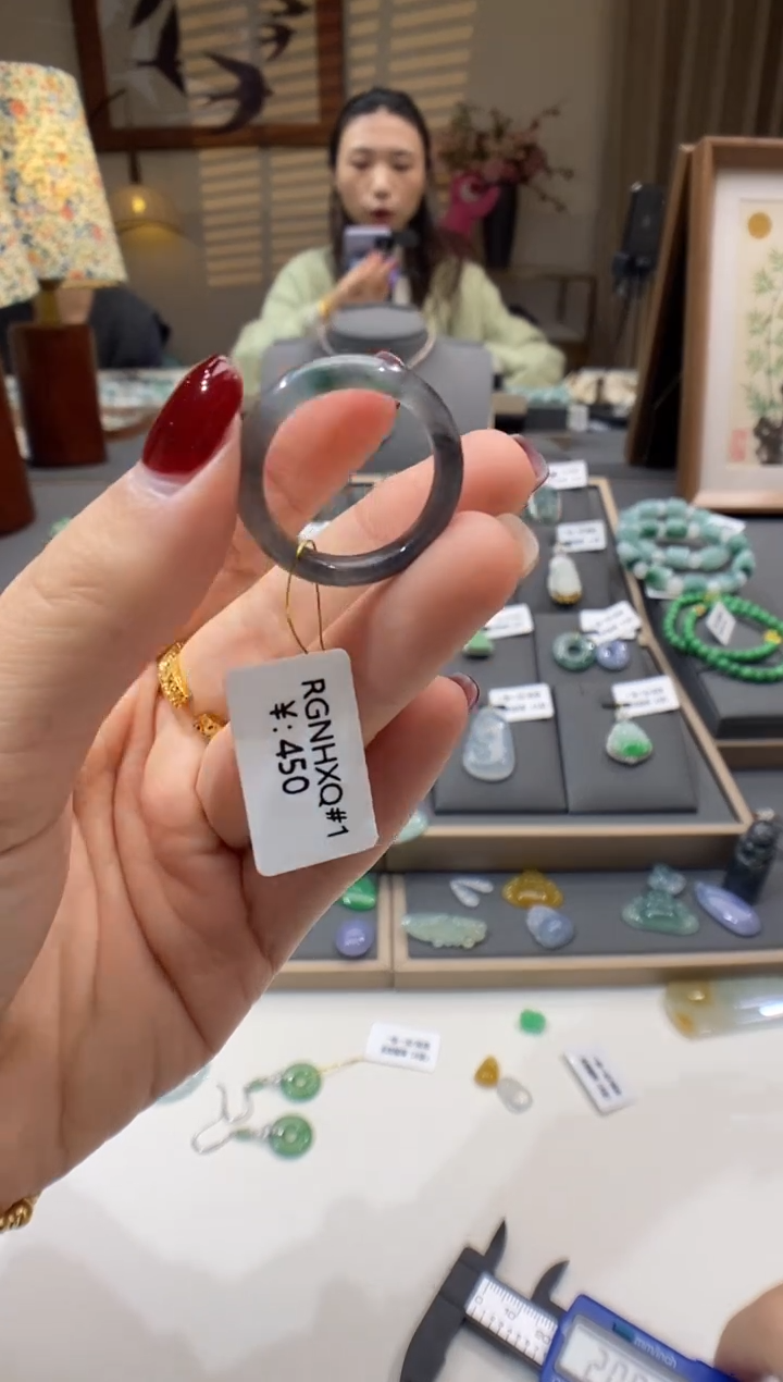 【闪购商品】翡翠戒圈未镶嵌戒圈