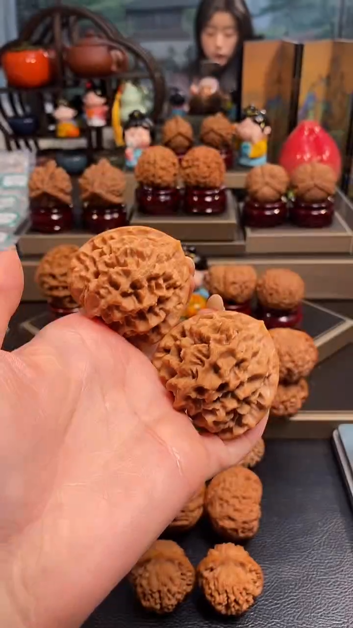 【闪购商品】文玩核桃把件F217帝王47