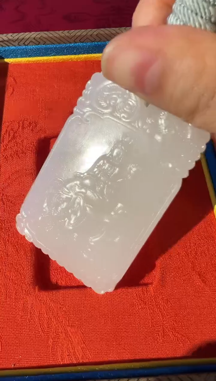 【闪购商品】和田玉挂件未镶嵌24观音骑大象