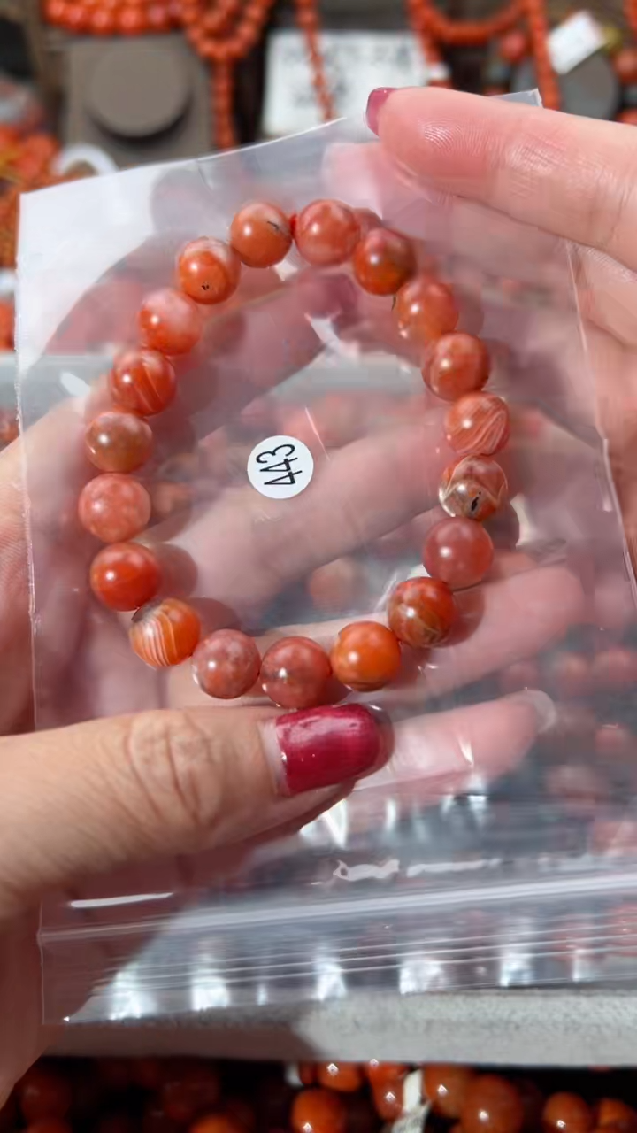 【闪购商品】南红玛瑙手串未镶嵌10