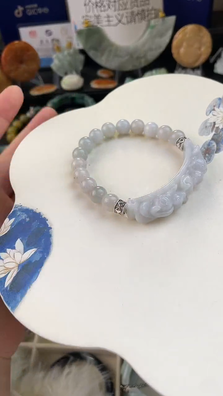 未镶嵌手链翡翠手工定制默认微瑕播介绍为准