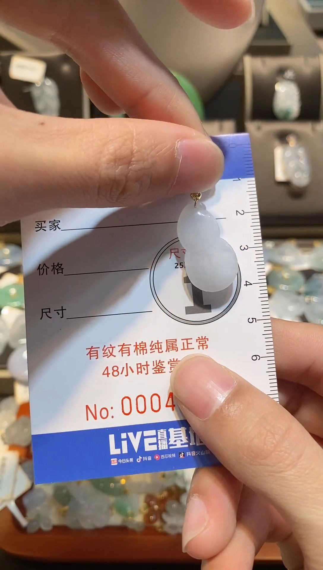 【闪购商品】翡翠颈饰未镶嵌天然A货翡翠一件