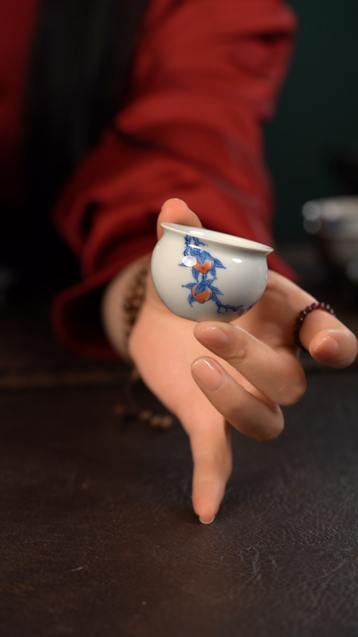 【闪购商品】杯聚澜堂桃子小缸杯