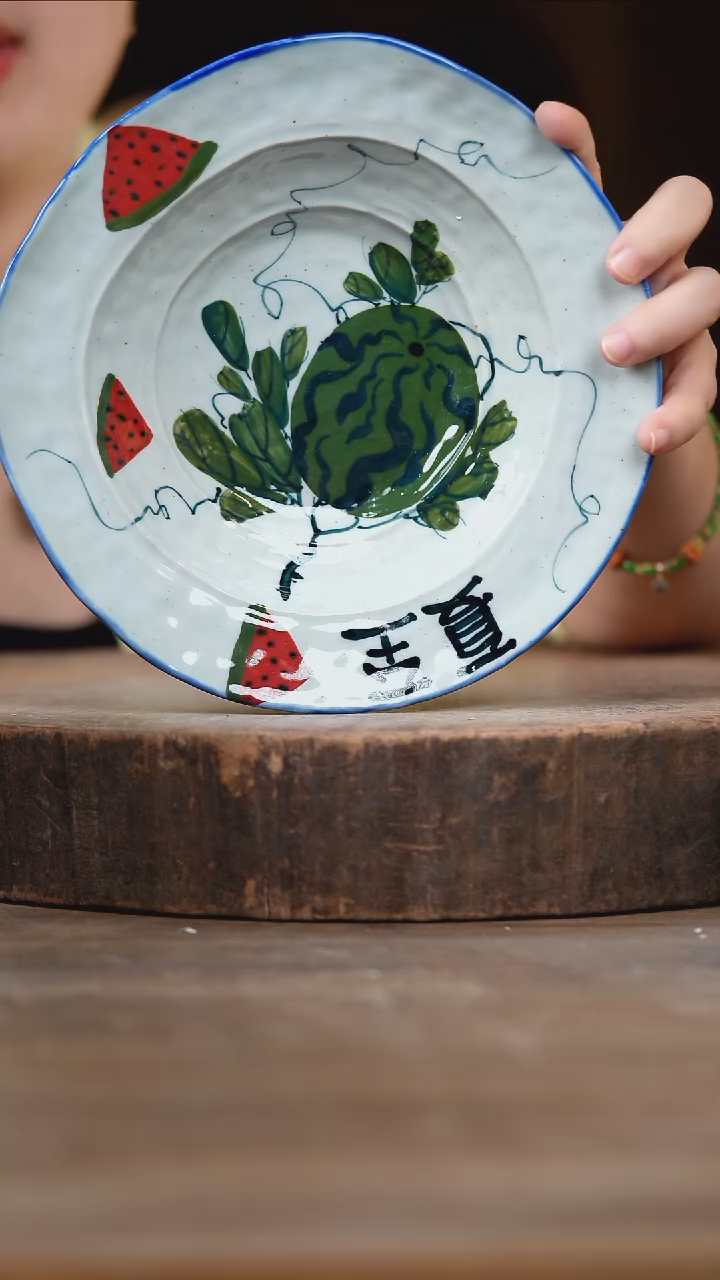 瓷片景德镇高温釉下彩（食品级）