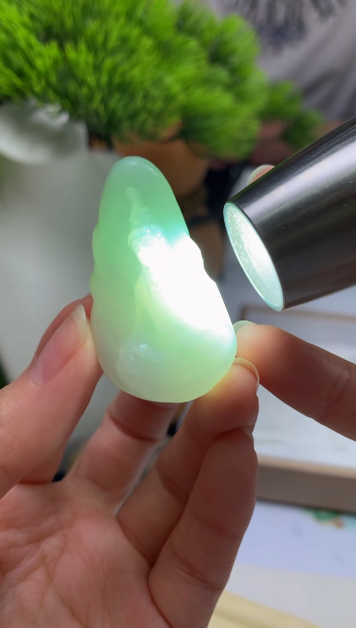 未镶嵌定制翡翠墨****健---120861