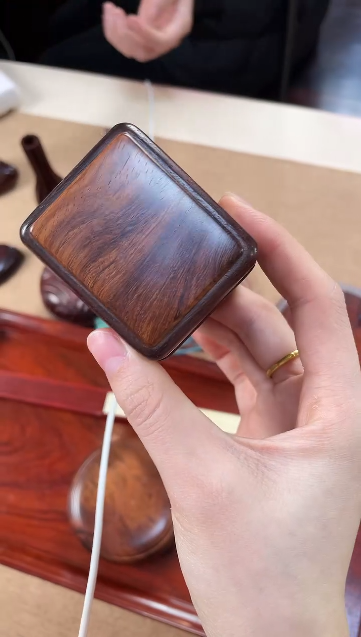 紫檀木类成套家具钱*伖戒指盒