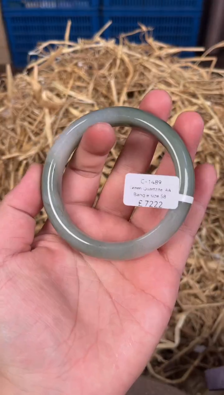 未镶嵌手镯石英质玉C1489