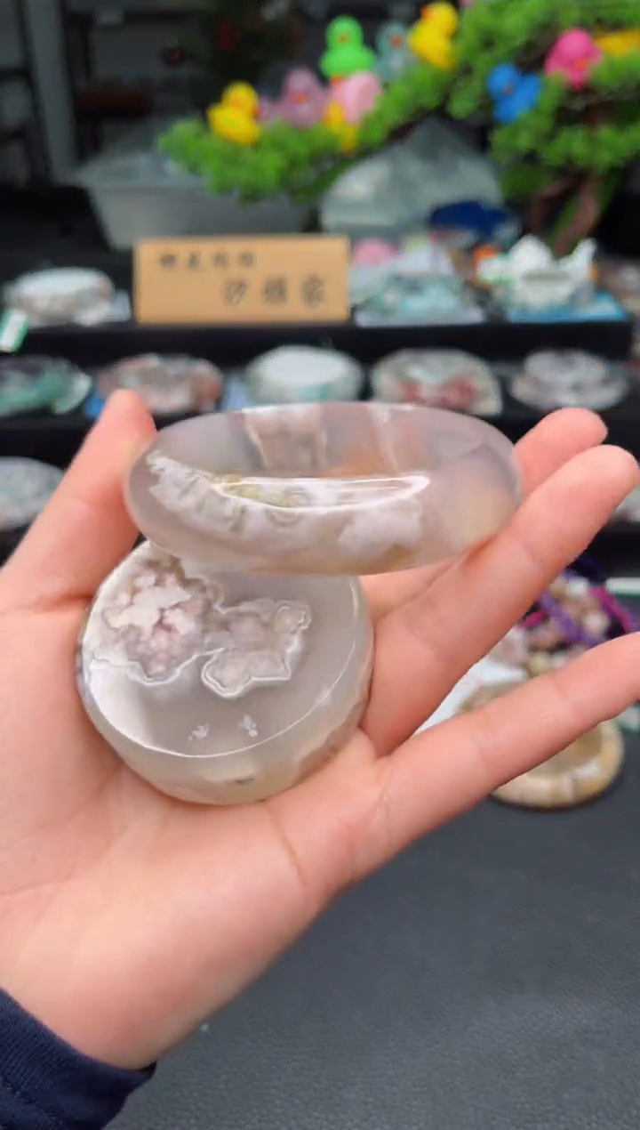 石英质玉未镶嵌手镯62圈口（赠品镯心）1658439