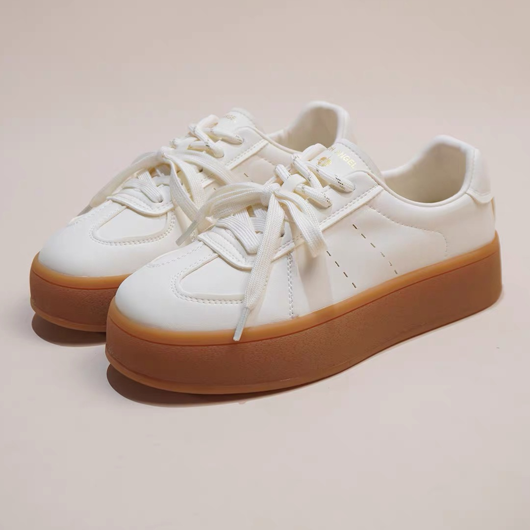 真皮厚底小白鞋2026春季时尚百搭休闲鞋SML 603-99 206-91 5853-1
