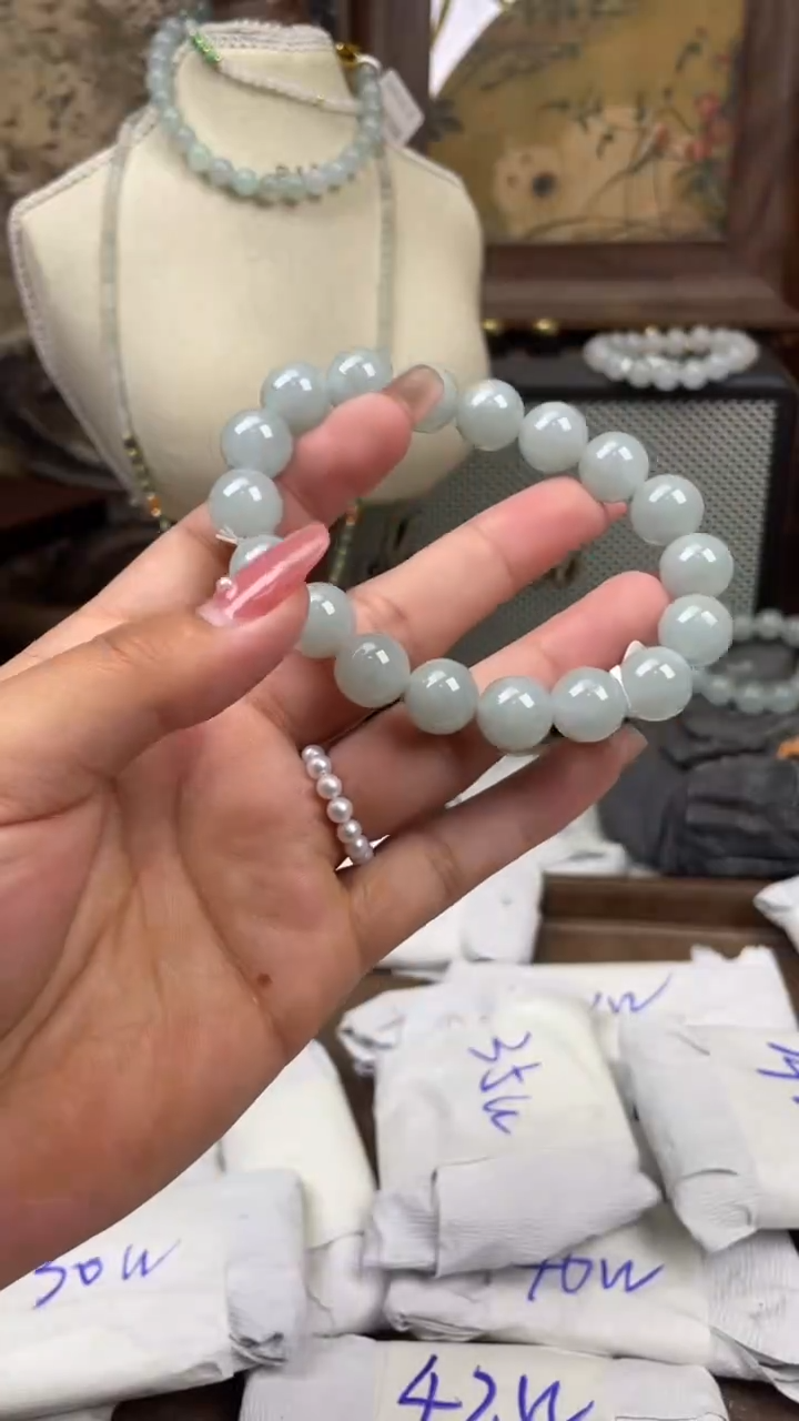 未镶嵌手链翡翠手串